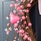 Glitzhome® 17" Valentine's Pink Berry Heart Wreath